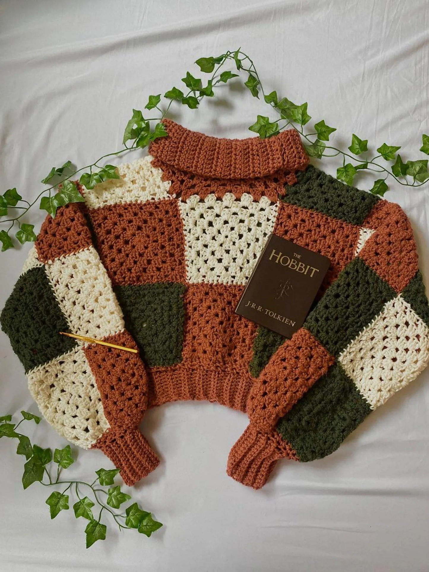 Patchwork Comfort Pullover Crochet Pattern