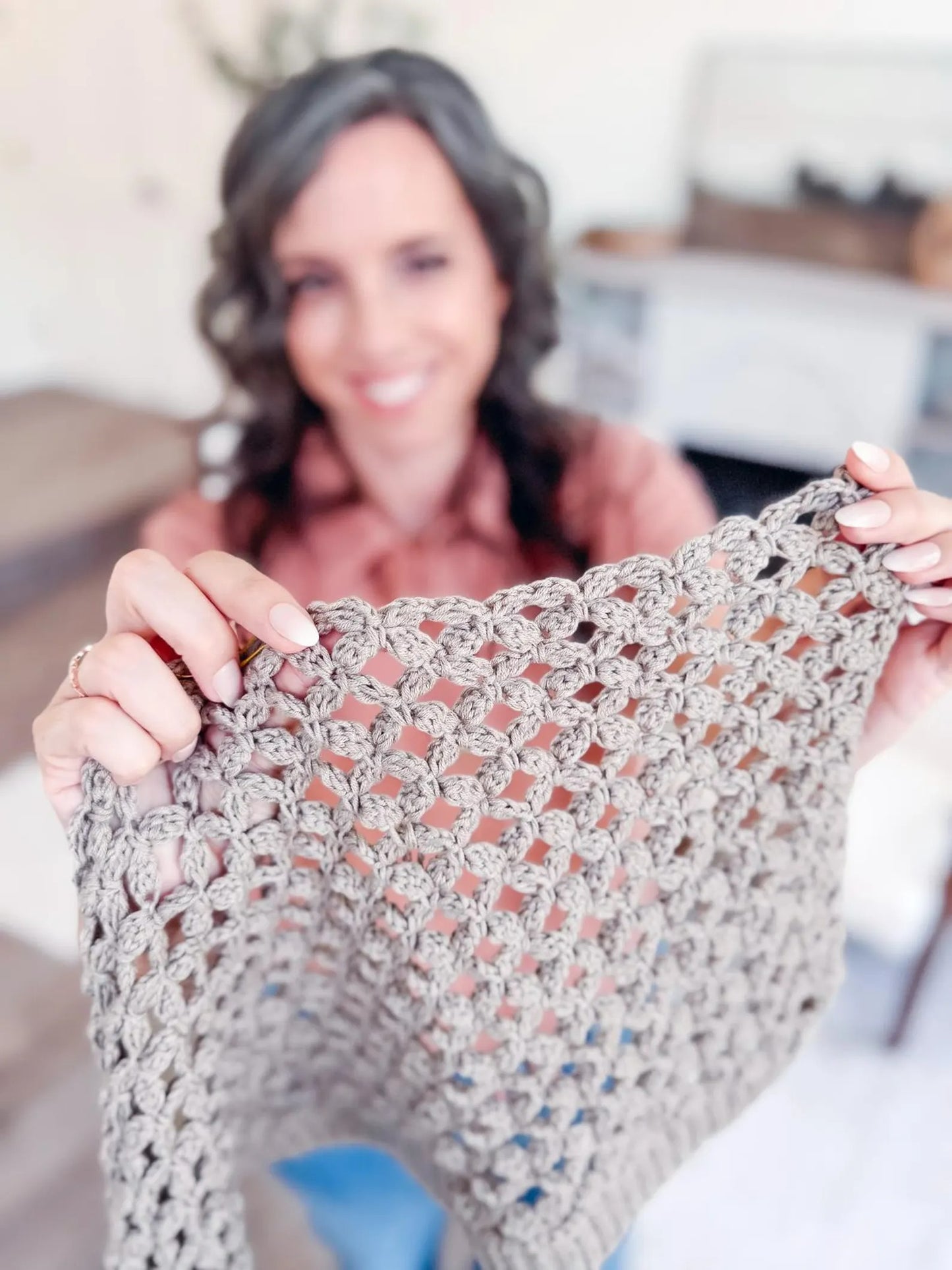 Classic Laced Cardigan Crochet Pattern