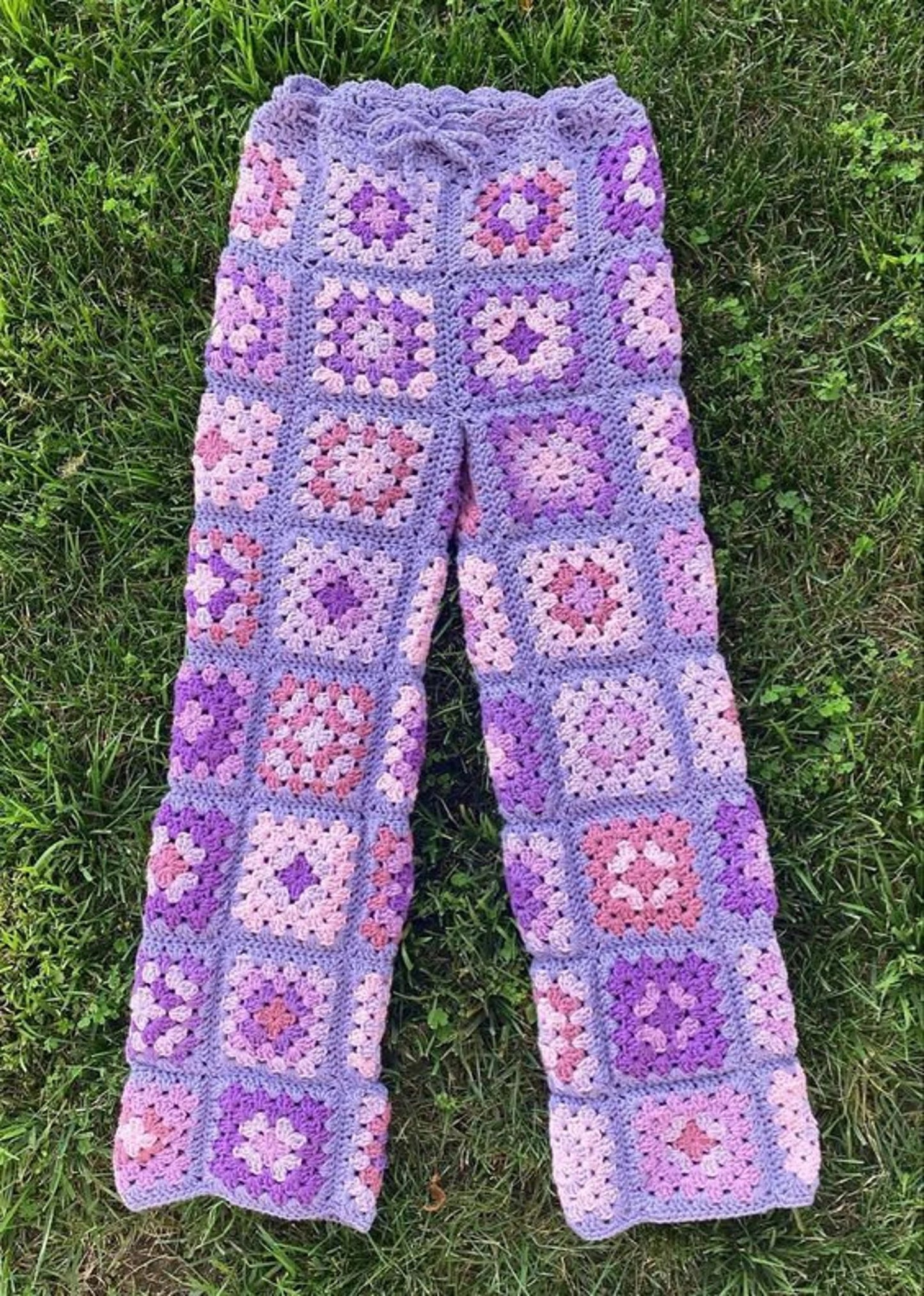 Bohemian Patchwork Trousers Crochet Pattern