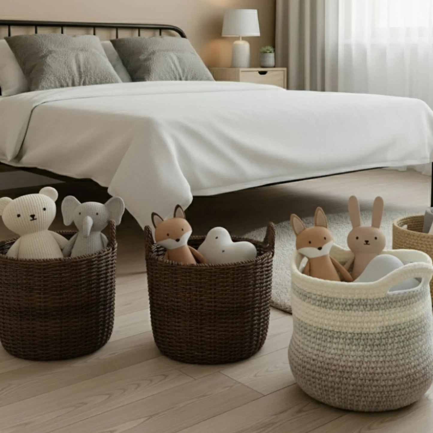 Sturdy Home Storage Basket Crochet Pattern