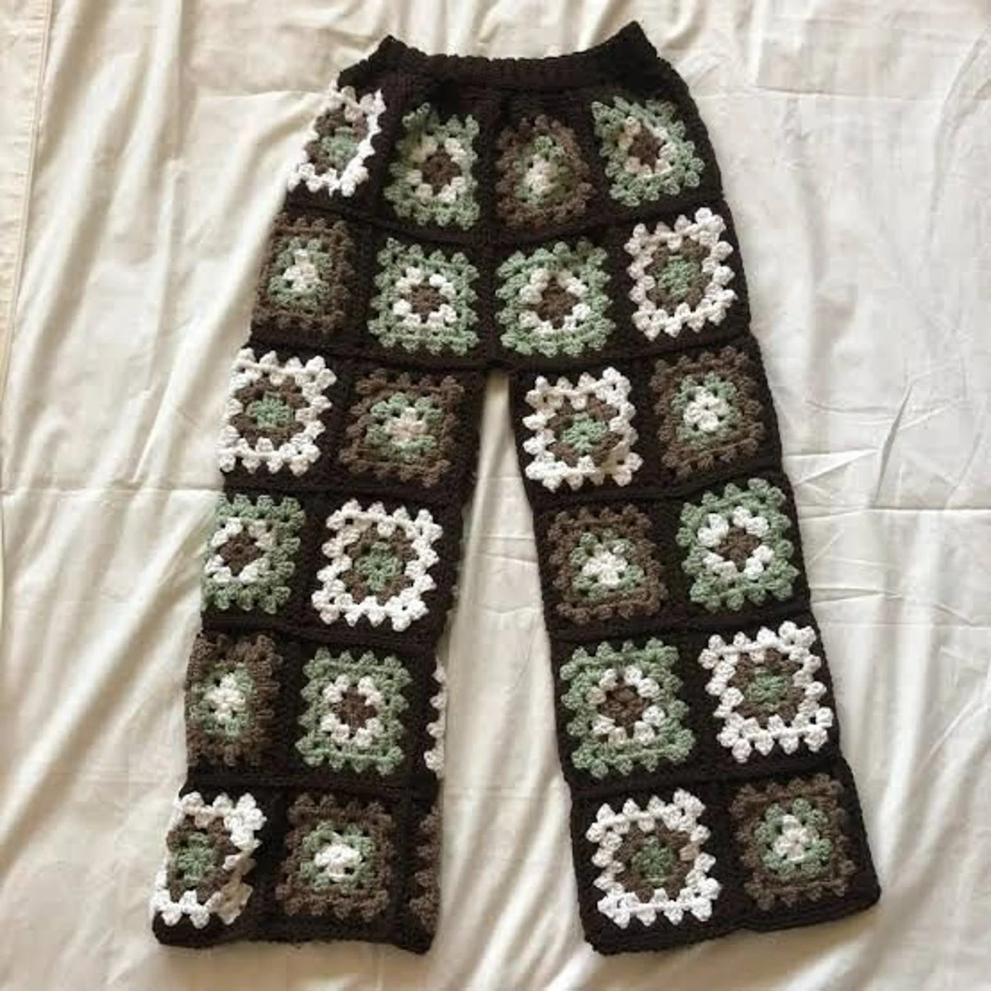 Bohemian Patchwork Trousers Crochet Pattern