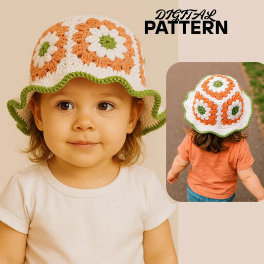 Floral Heirloom Baby Bonnet Crochet Pattern