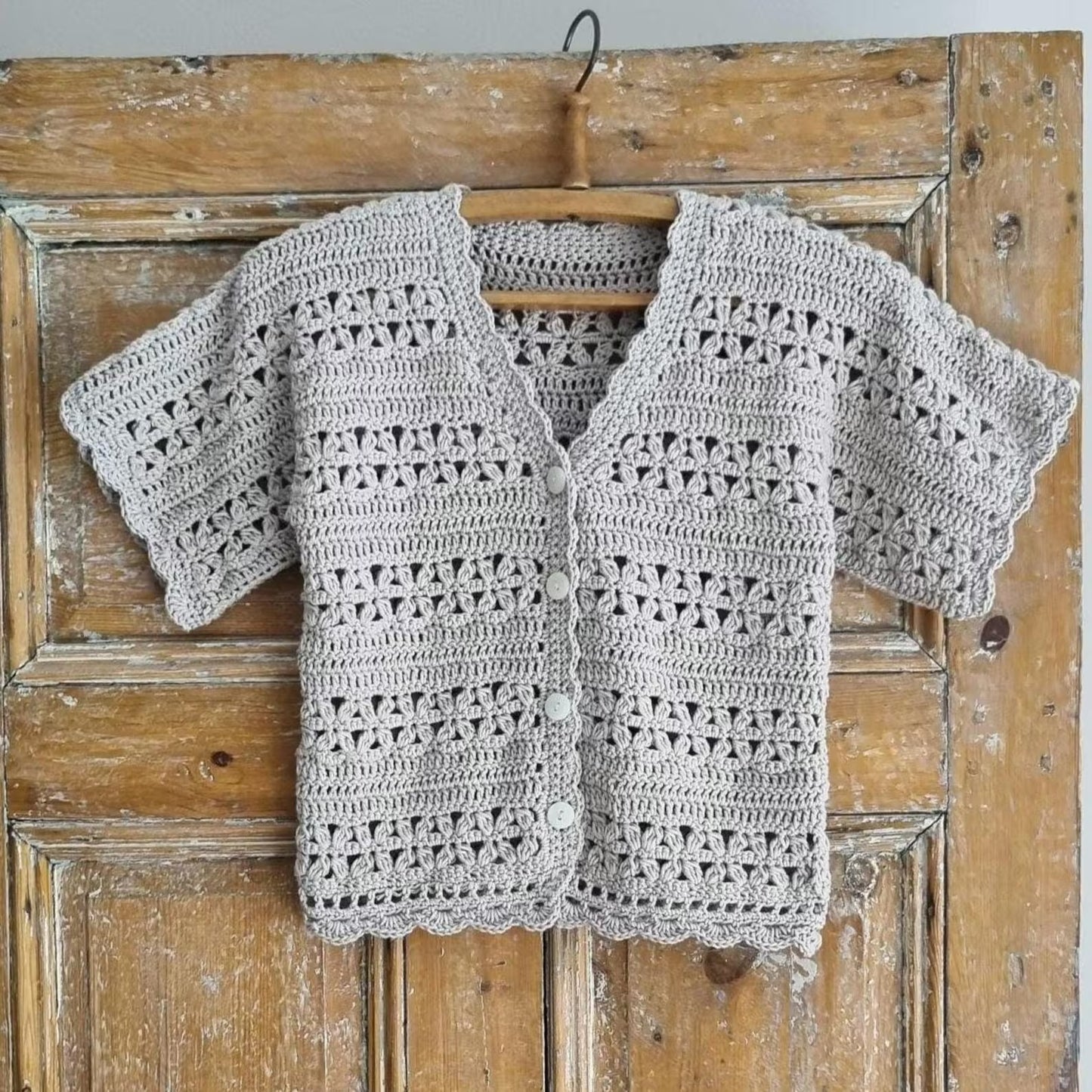 Casual Summer Buttoned Top Crochet Pattern