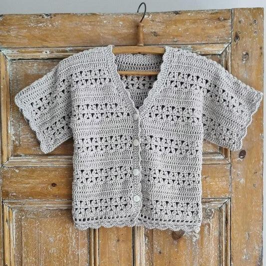 Casual Summer Buttoned Top Crochet Pattern