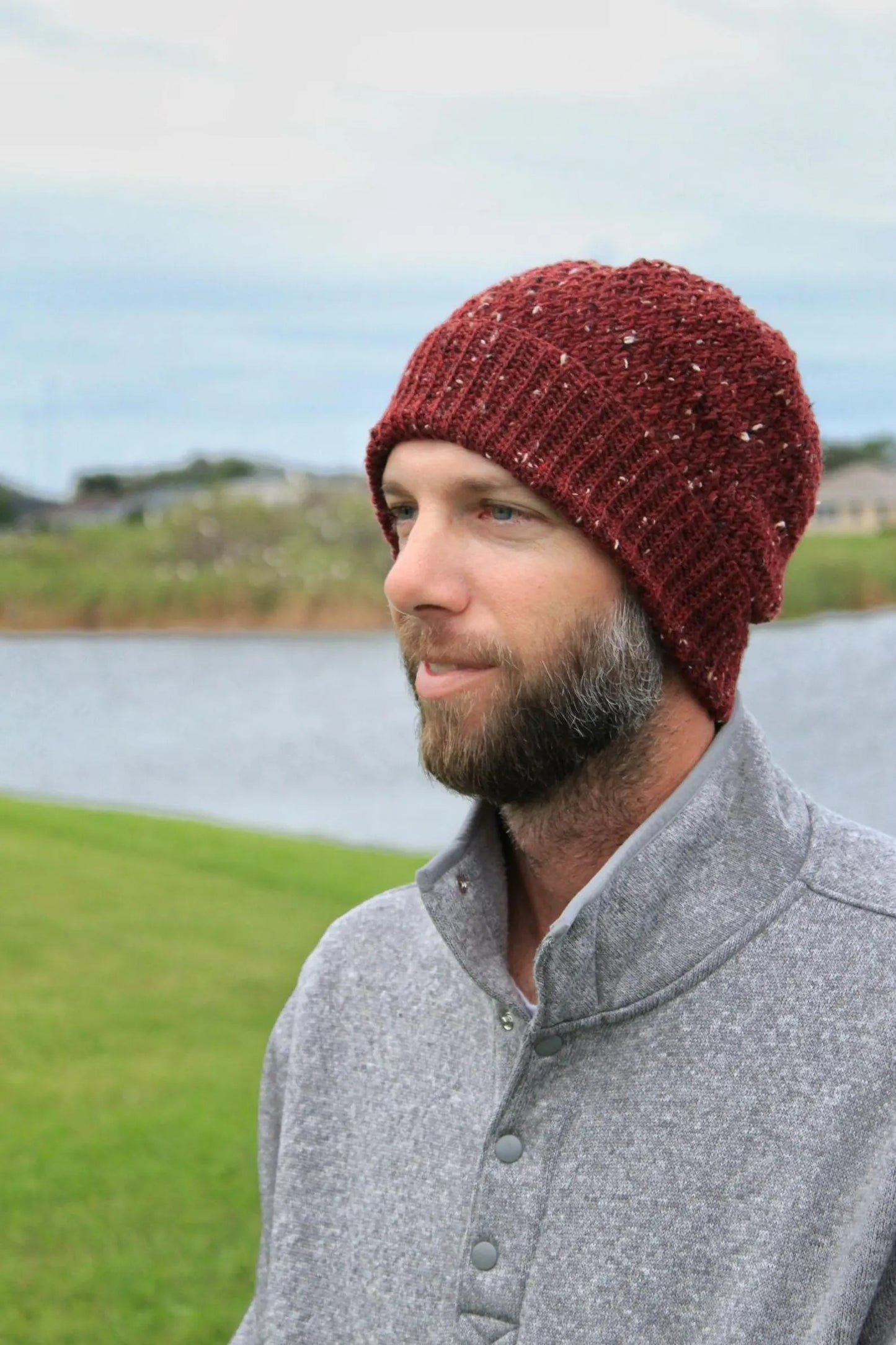 Everyday Ribbed Winter Cap Crochet Pattern