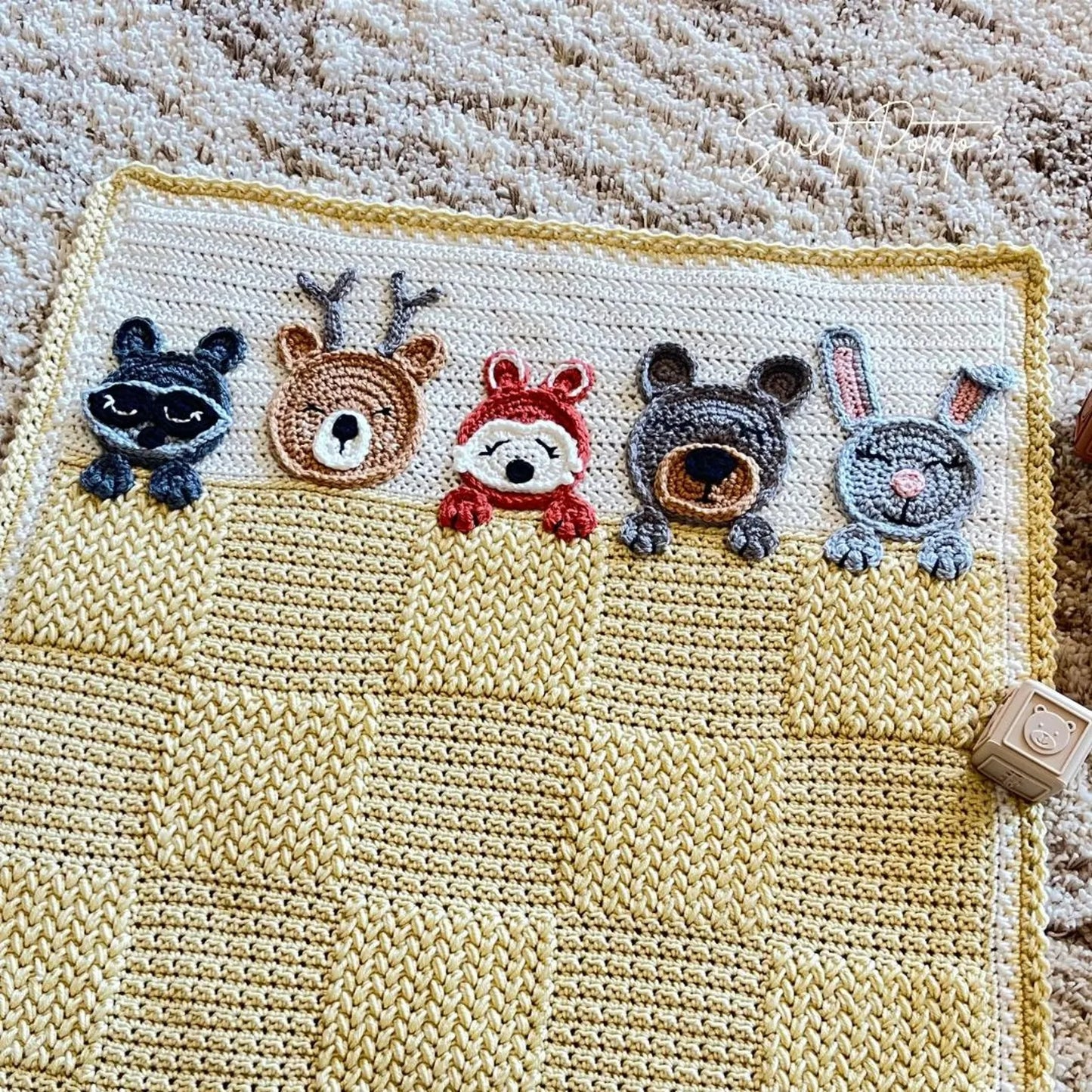 FurrFriends Baby Blanket Crochet Pattern