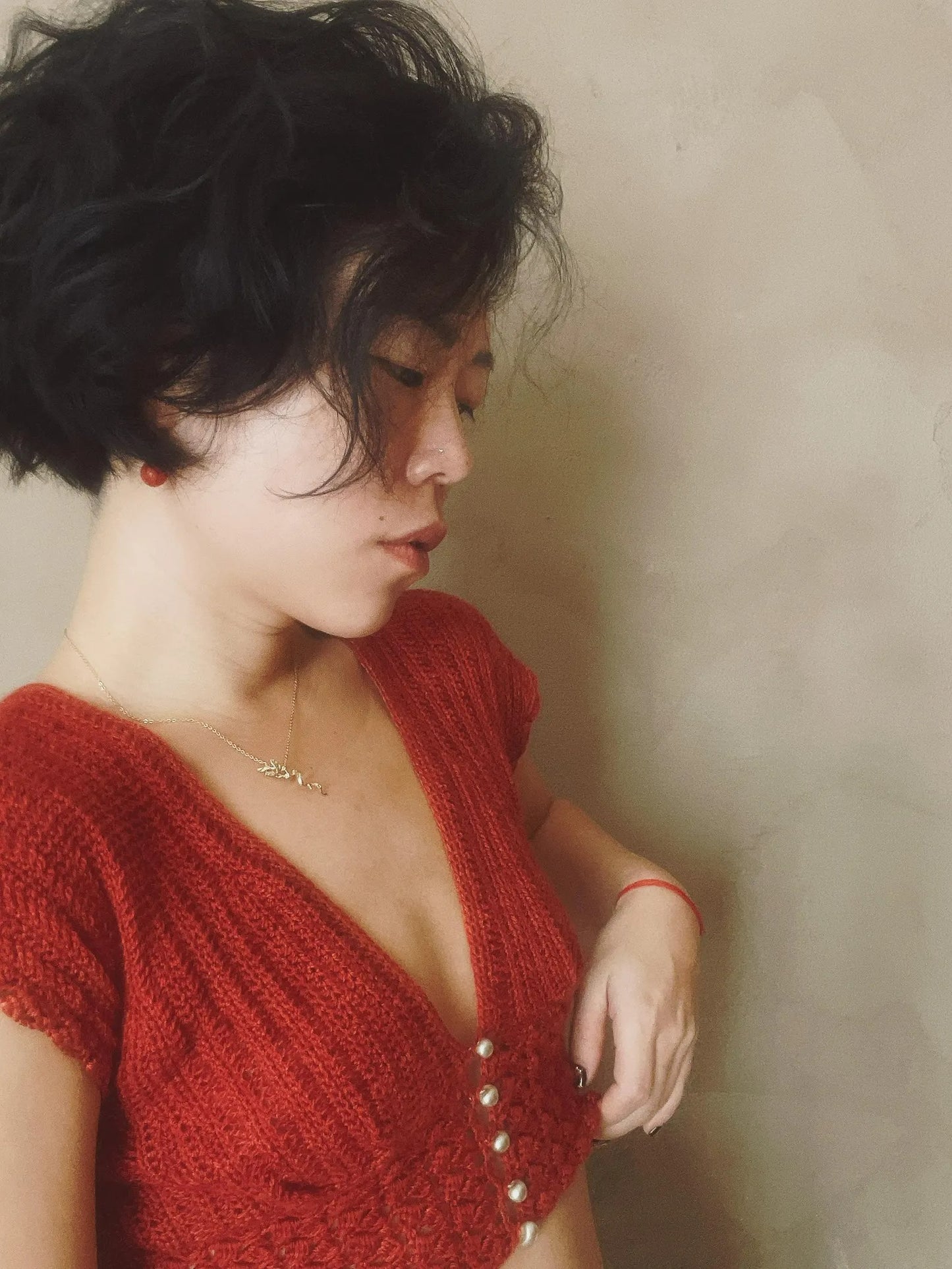 Arla Deep Neck Top Crochet Pattern