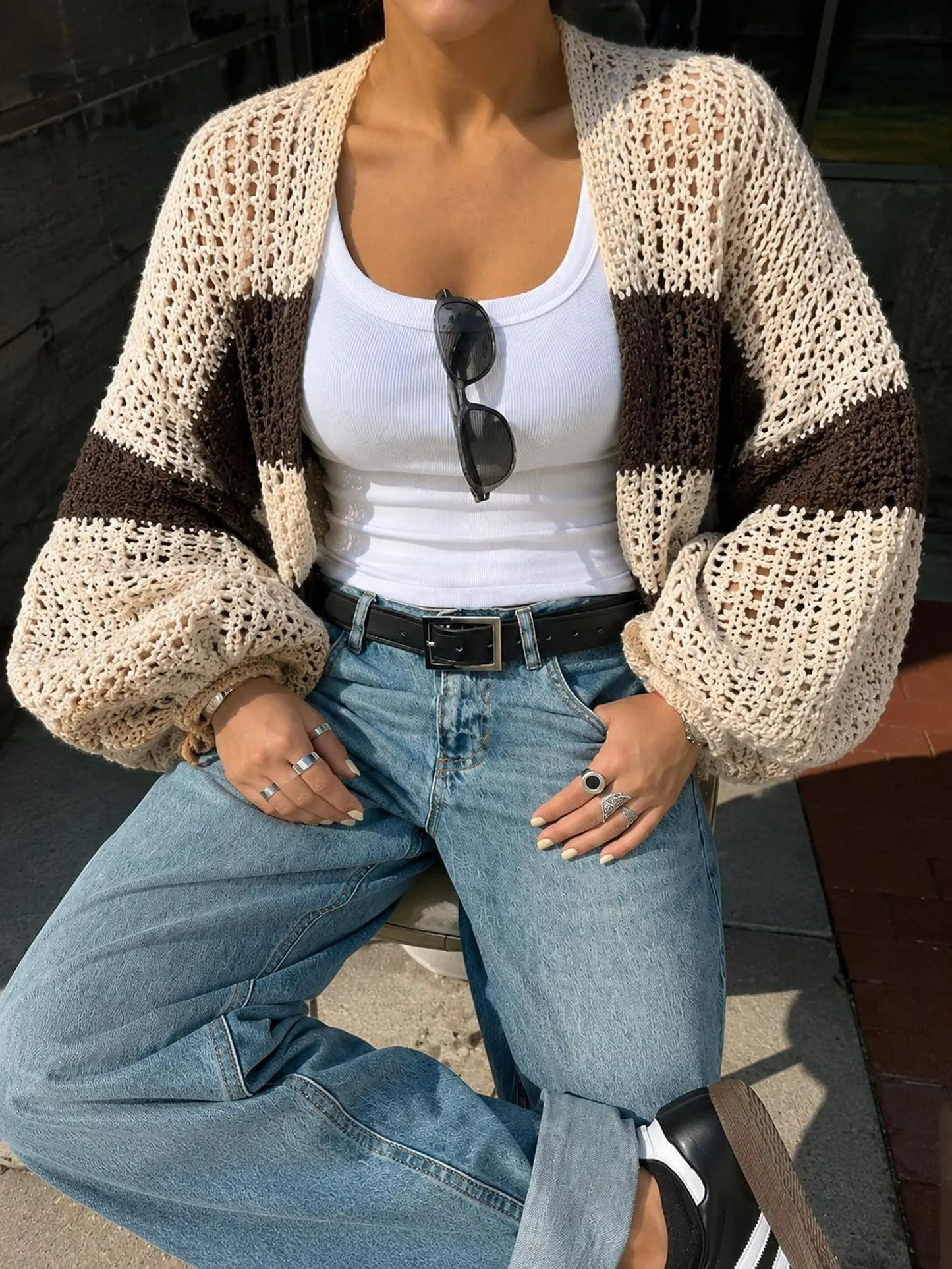 Cozy Cropped Sleeve Bolero Crochet Pattern