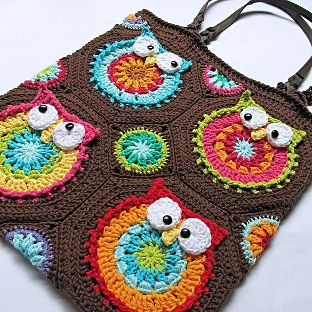 Feathered Friend Owl Bag Crochet Pattern