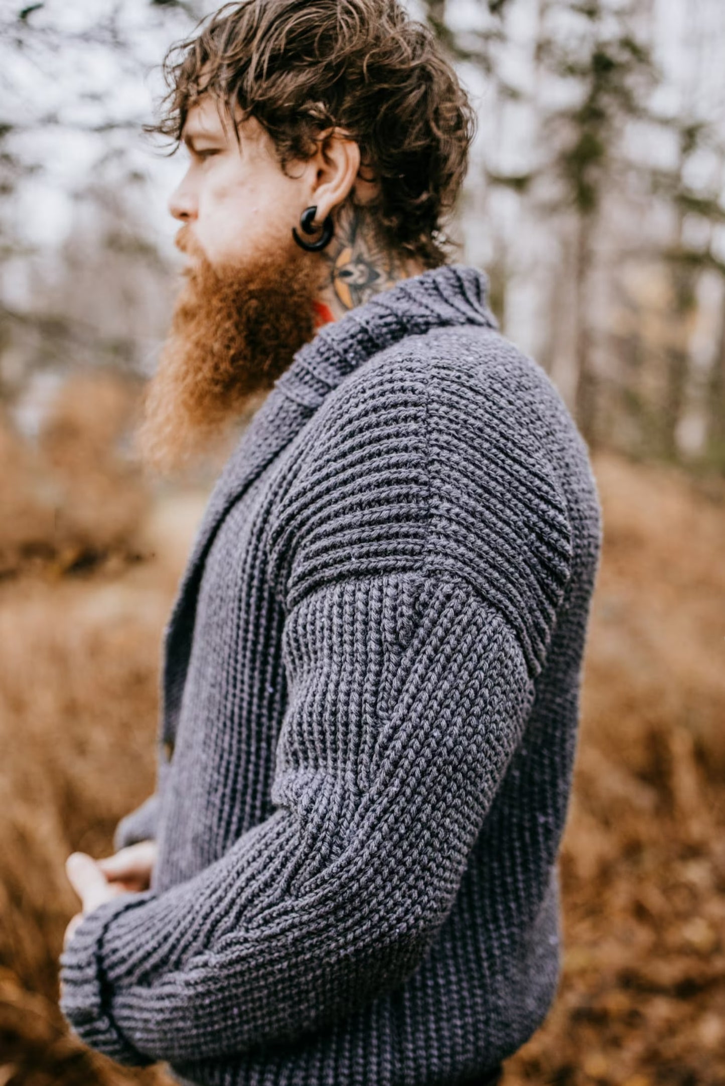Refined Gentleman Lapel Cardigan Crochet Pattern