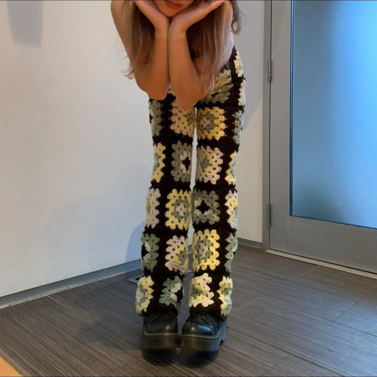 Bohemian Patchwork Trousers Crochet Pattern