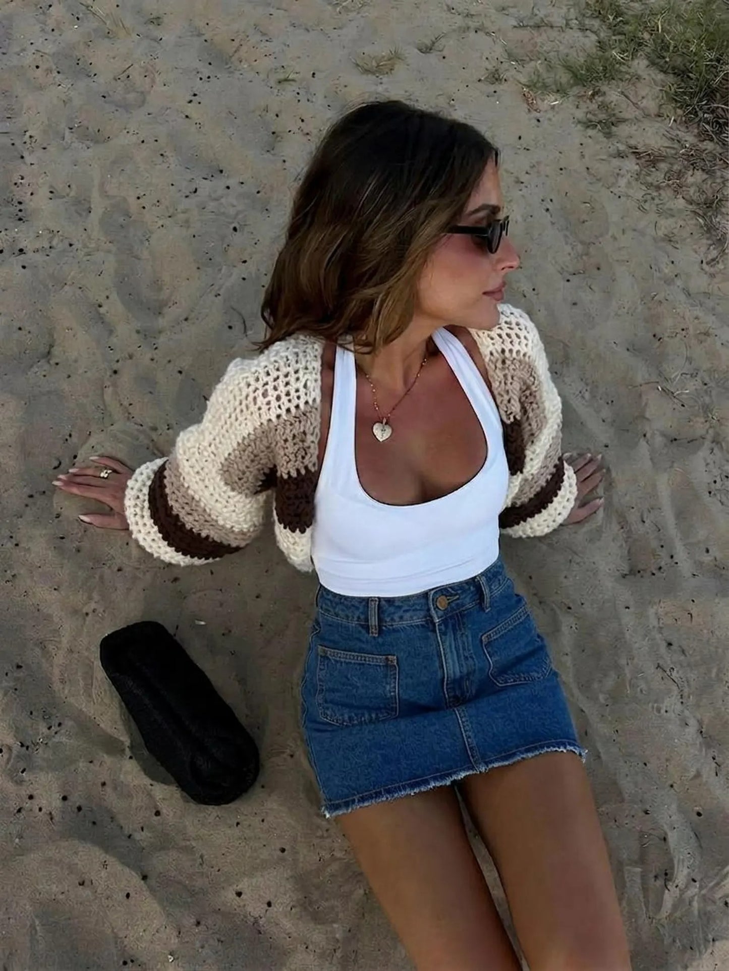 Cozy Cropped Sleeve Bolero Crochet Pattern