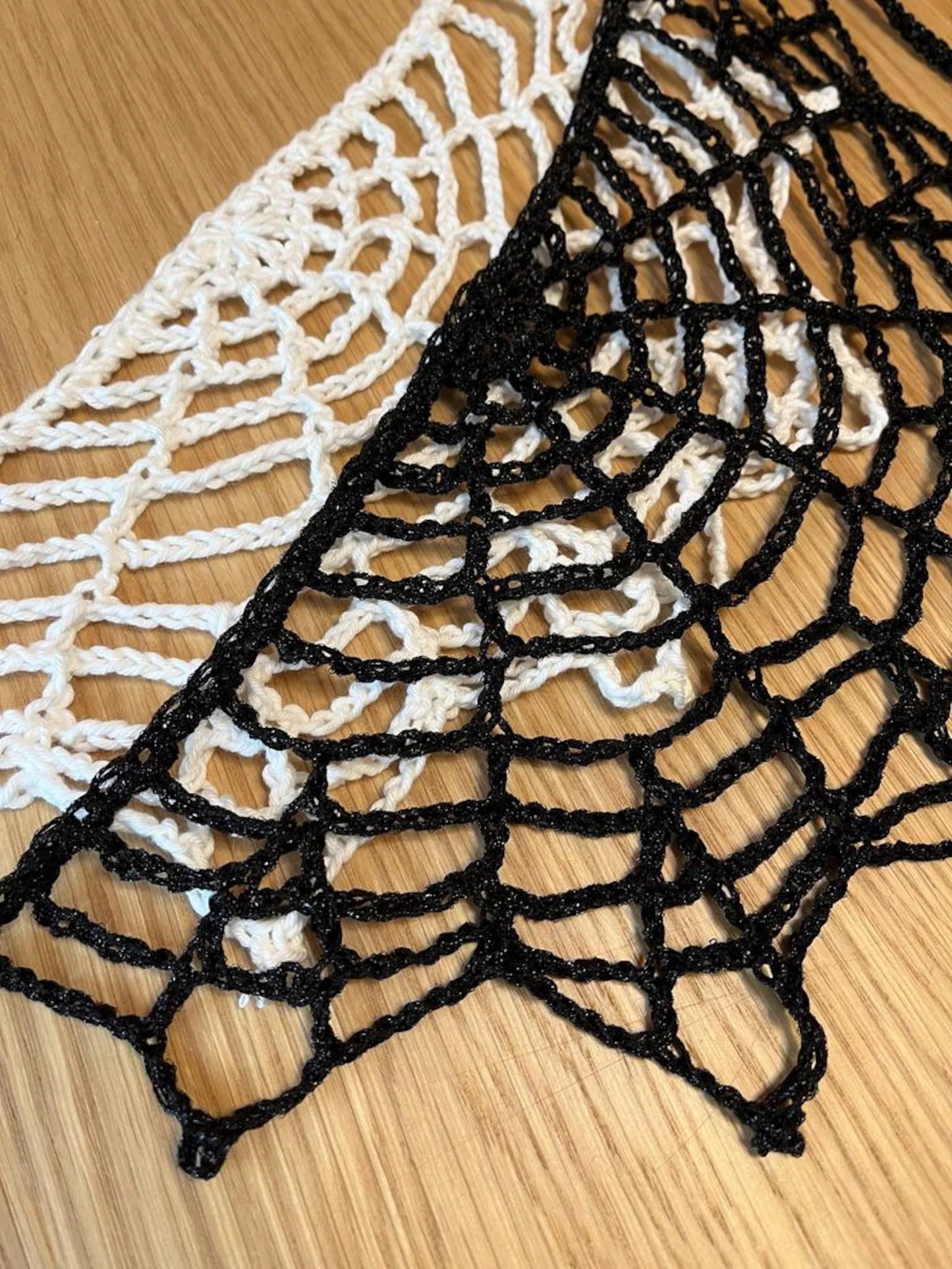 Cobweb Whisper Hair Wrap Crochet Pattern