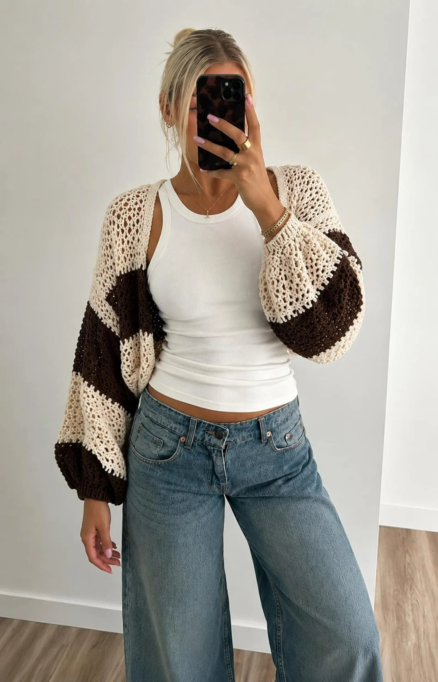Cozy Cropped Sleeve Bolero Crochet Pattern
