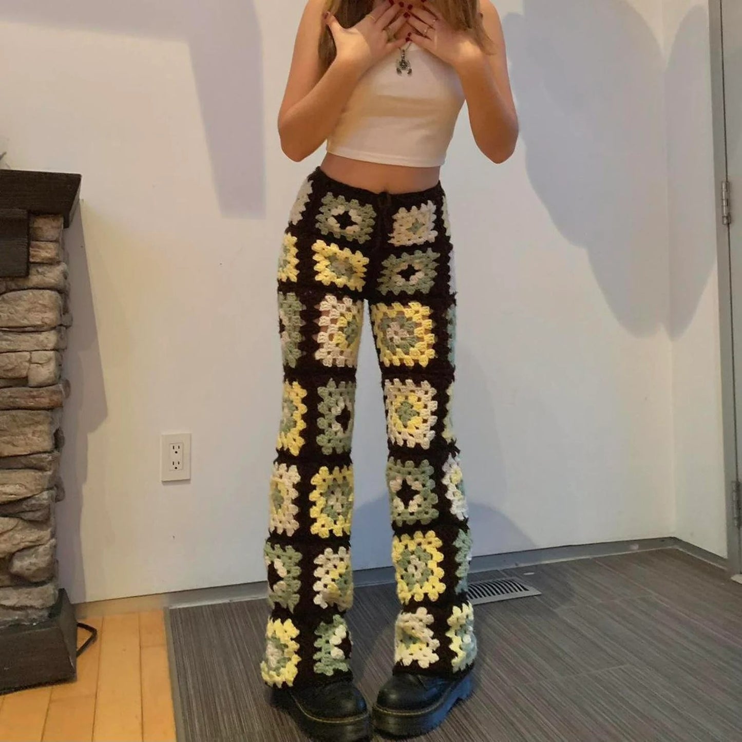 Bohemian Patchwork Trousers Crochet Pattern