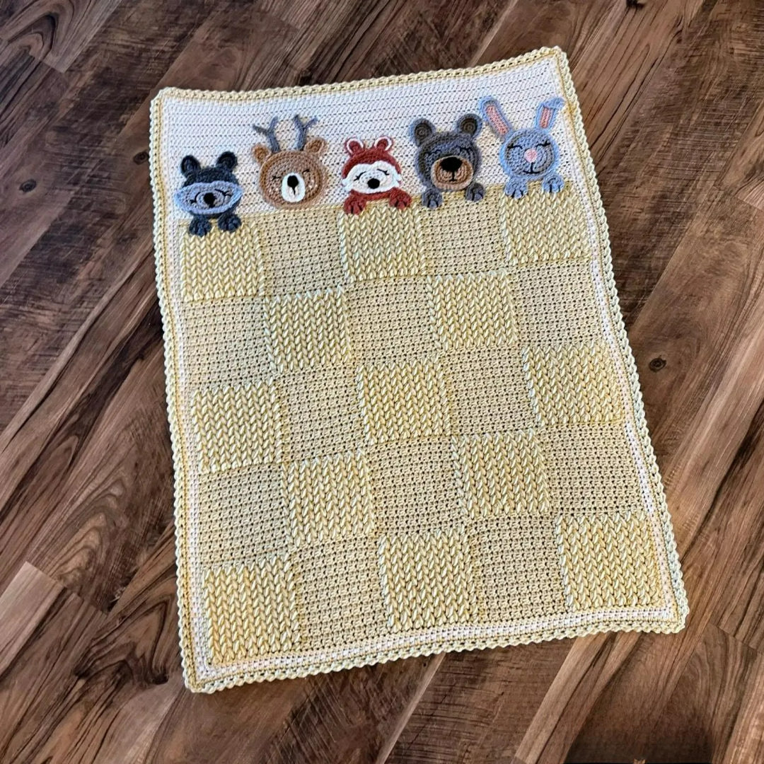 FurrFriends Baby Blanket Crochet Pattern