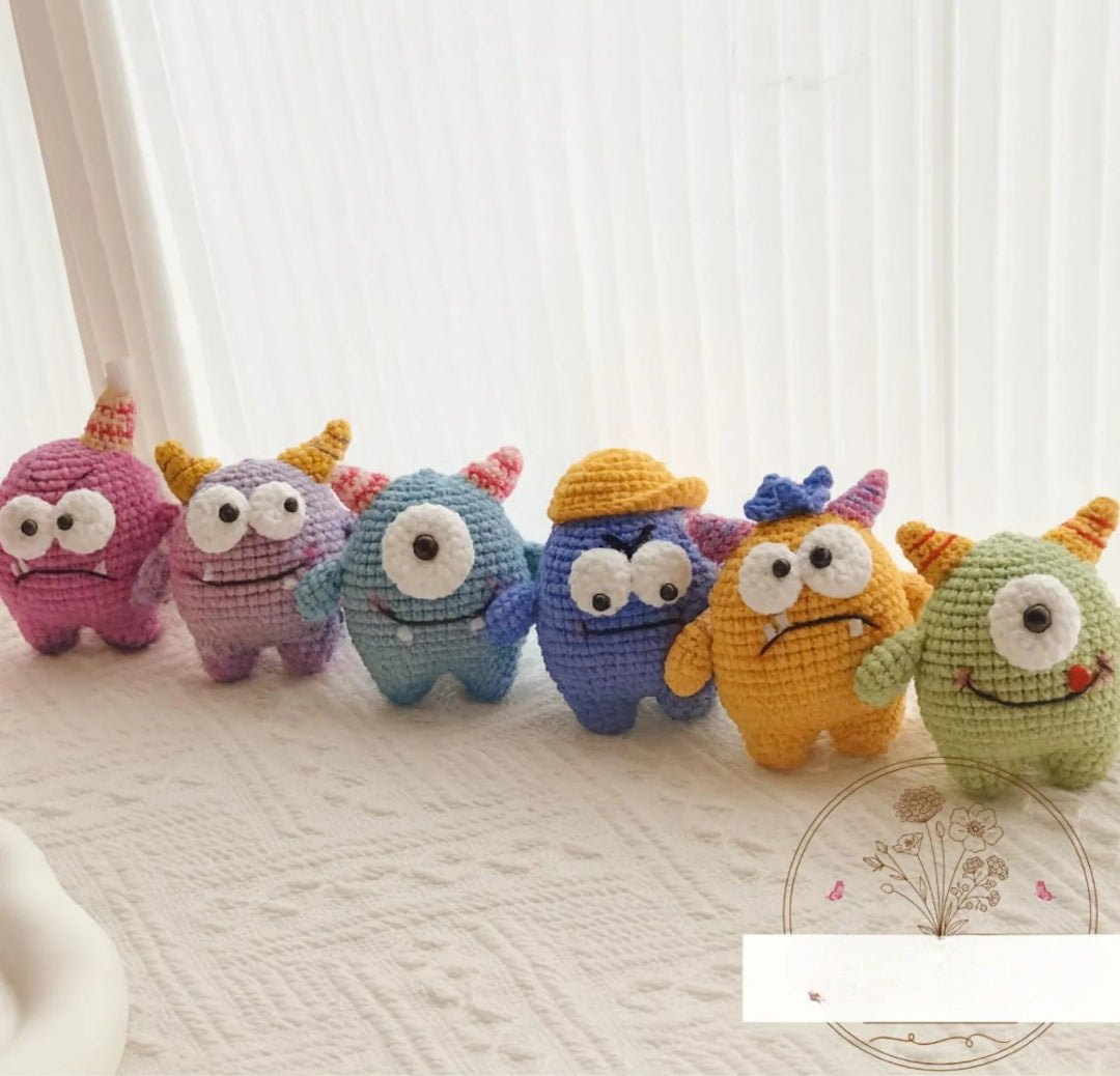 Cute Halloween Monster Set Crochet Pattern