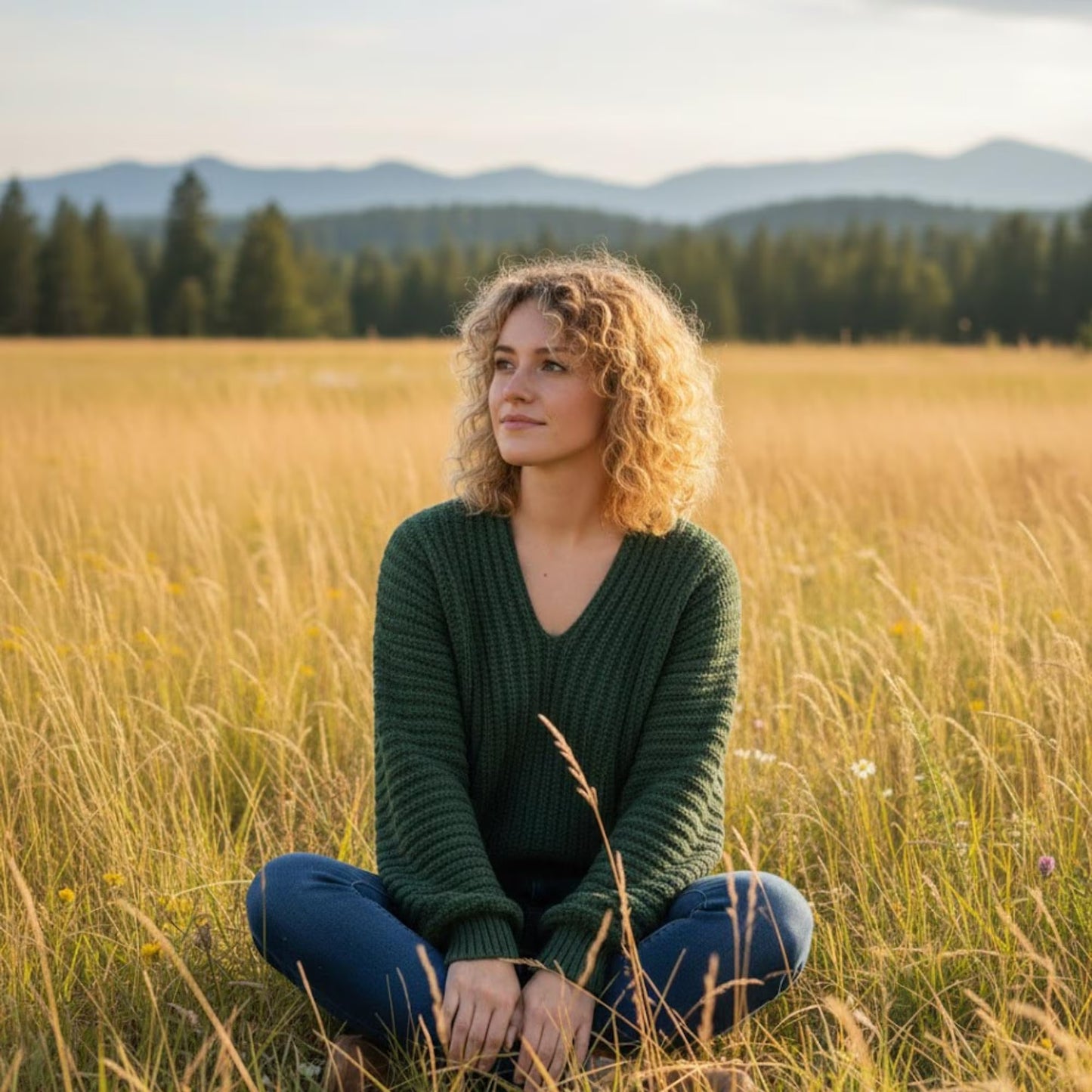 Effortless Everyday Deep Neck Top Crochet Pattern