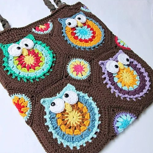Feathered Friend Owl Bag Crochet Pattern