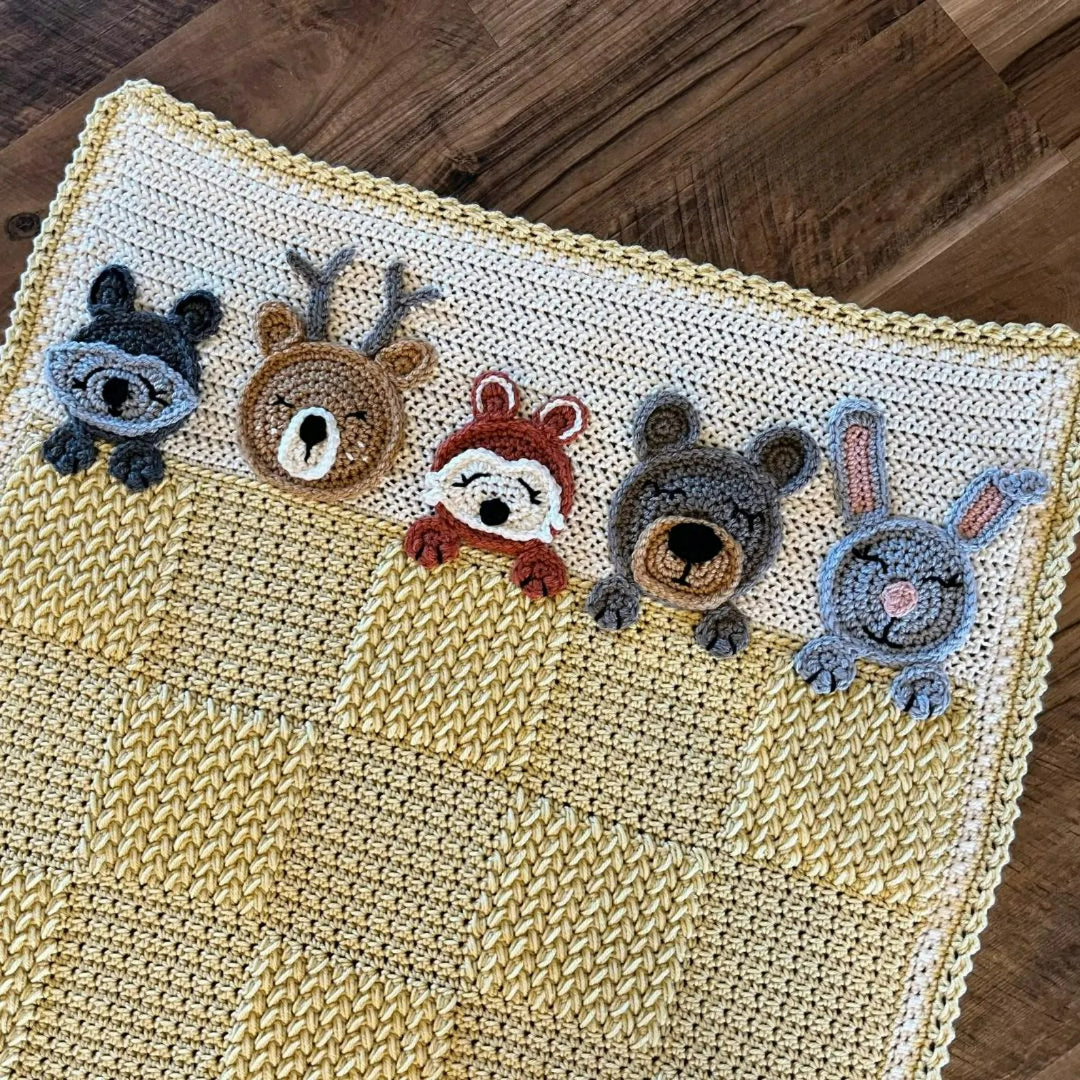 FurrFriends Baby Blanket Crochet Pattern
