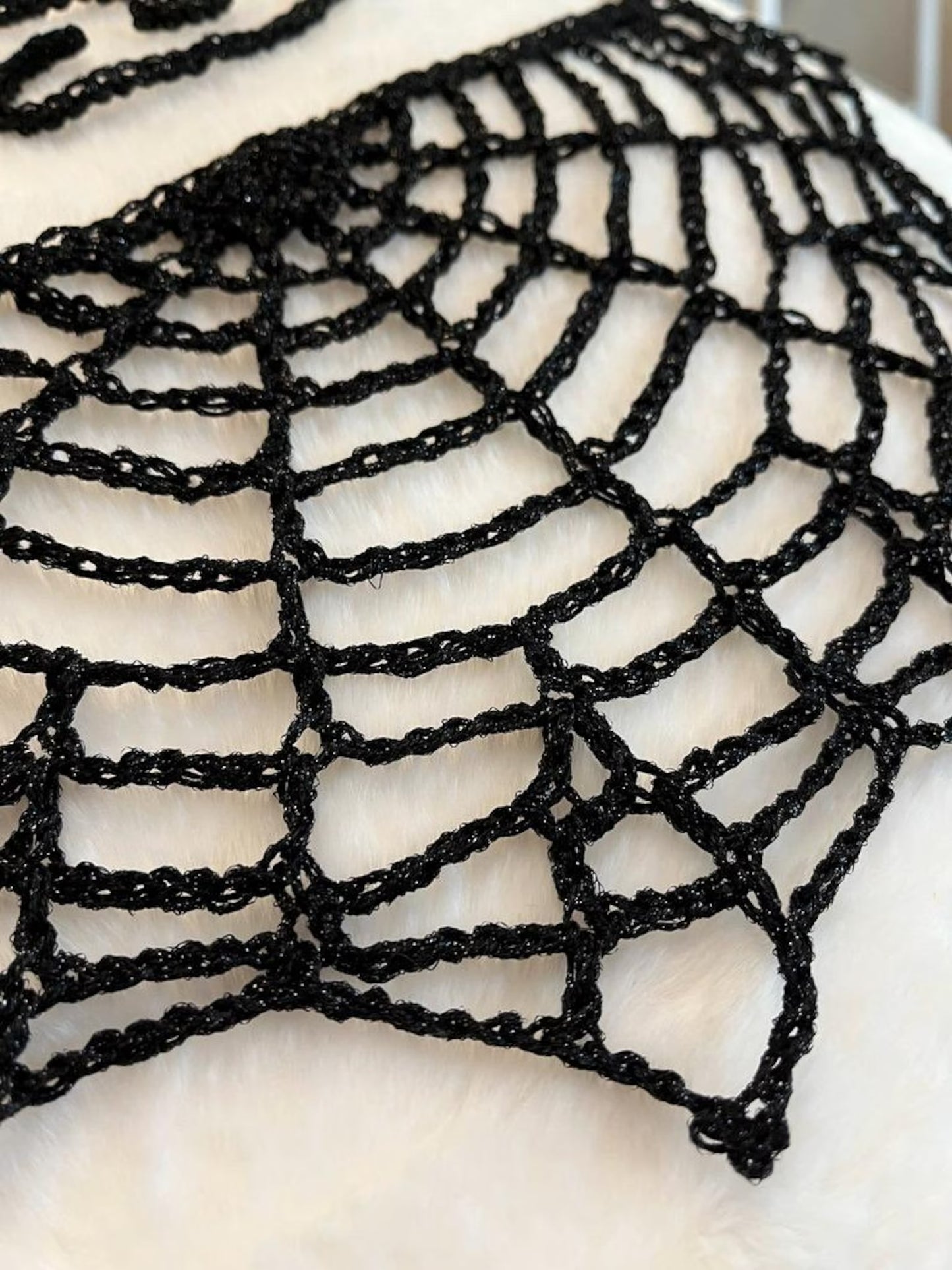 Cobweb Whisper Hair Wrap Crochet Pattern