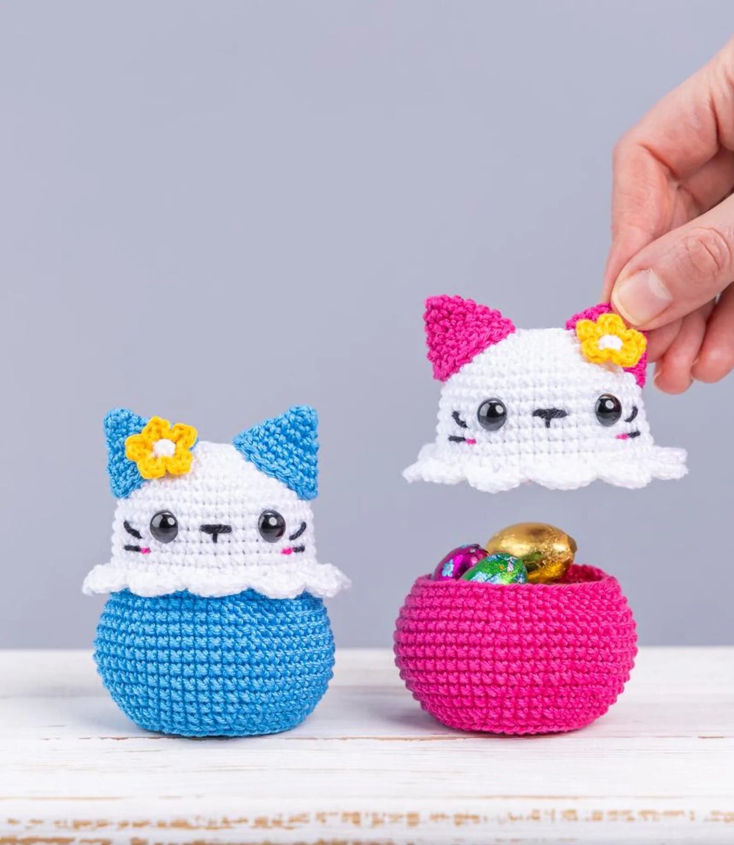 Whiskered Treat Holder Crochet Pattern