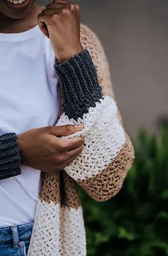 Wildflower Drape Cardigan Crochet Pattern