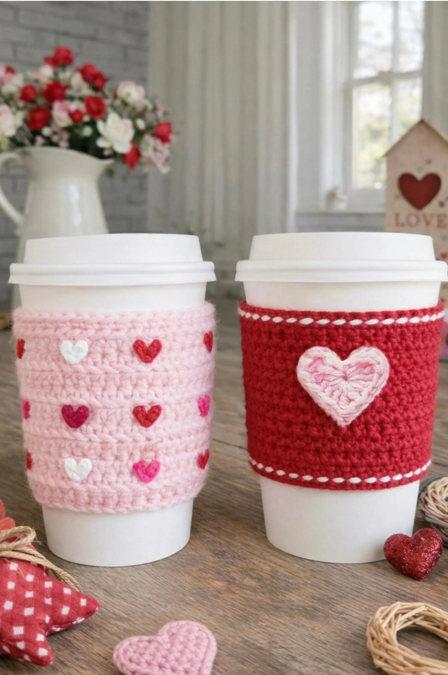 Multi-Project Cup Sleeves Easy Crochet Pattern