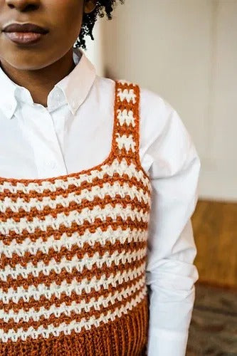 Sunset Stripes Tank Crochet Pattern