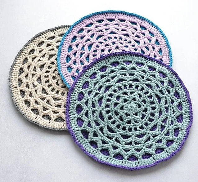 Harmony Circles Hot Pad Crochet Pattern