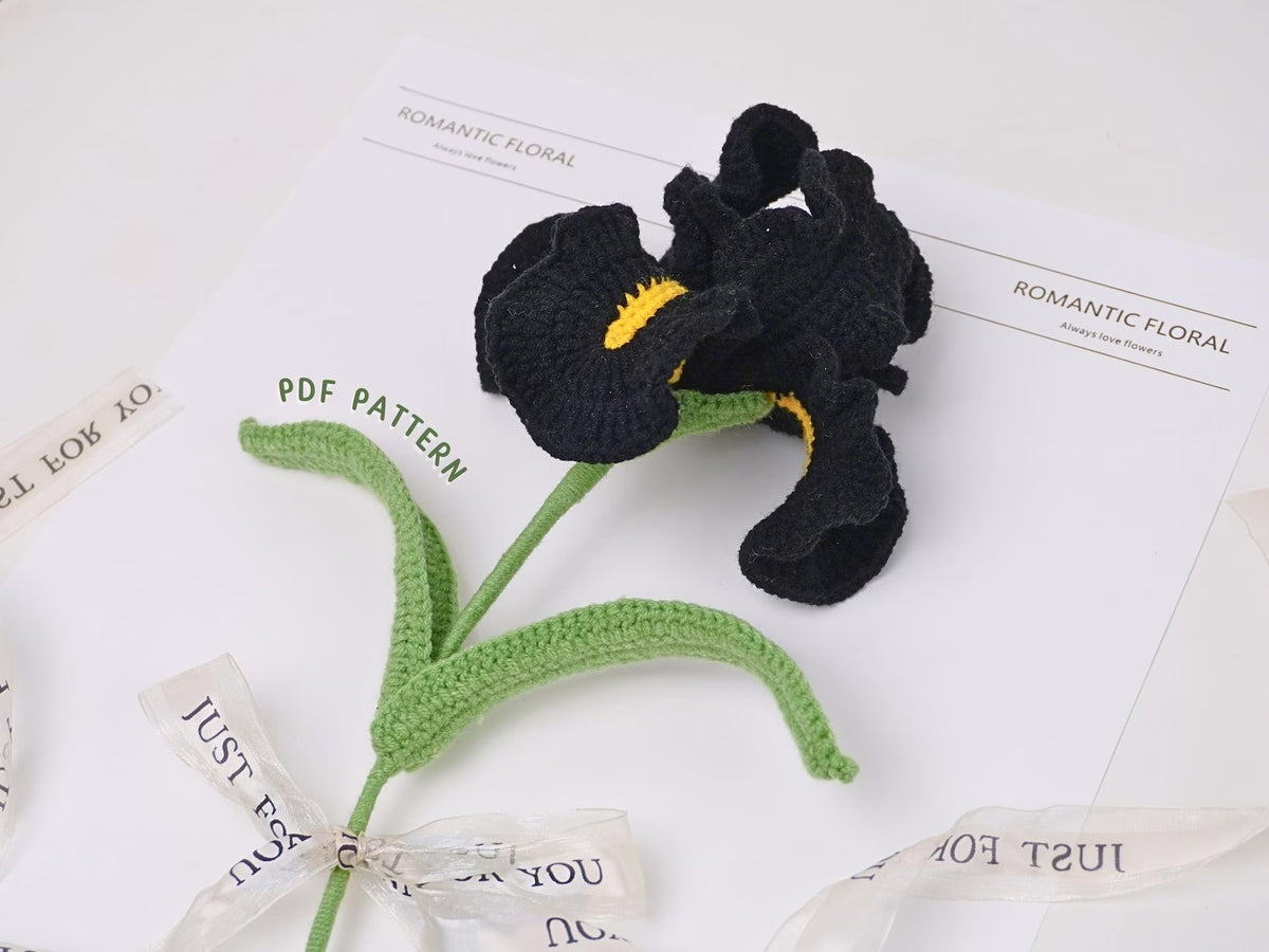 Delicate Iris Blossom Crochet Pattern