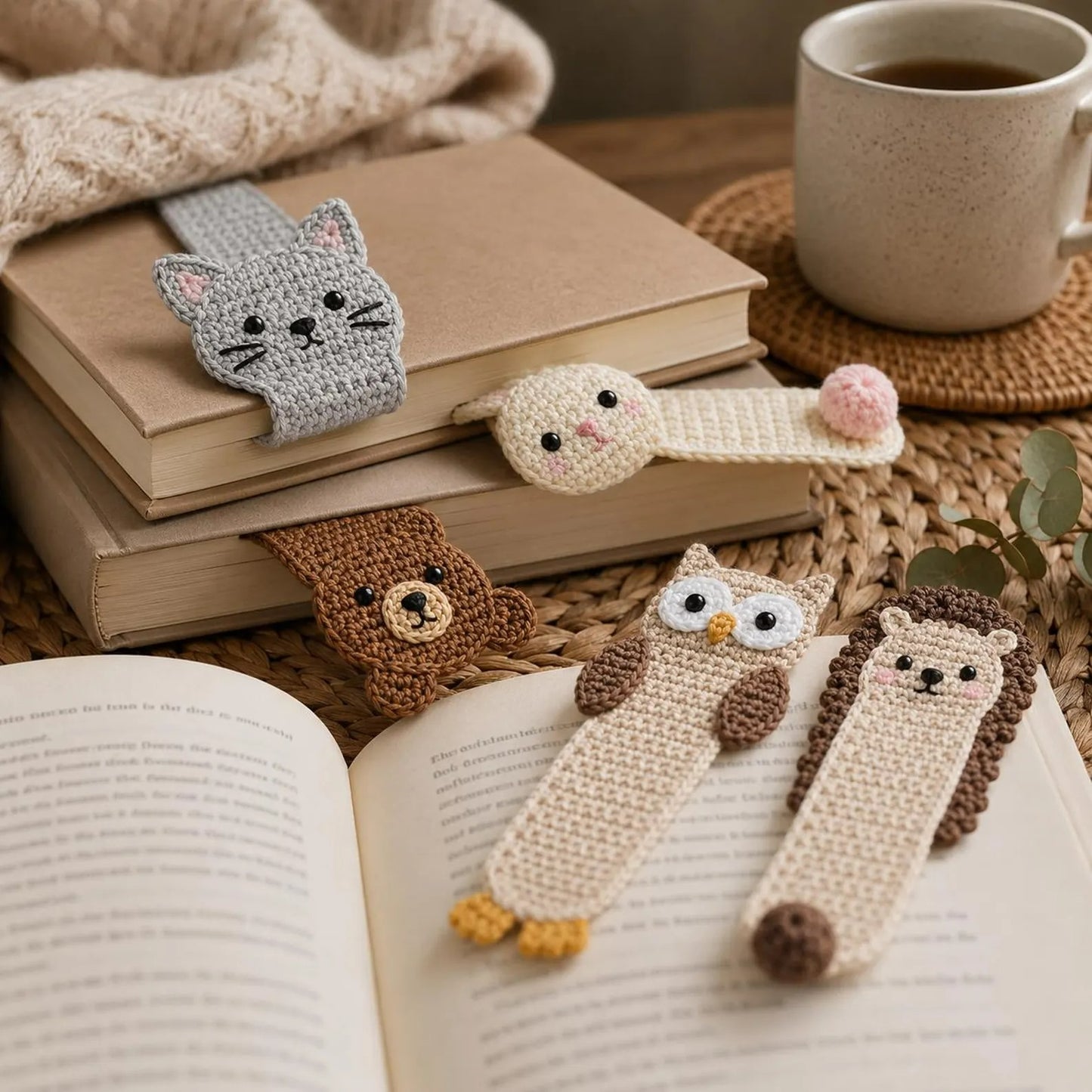 Forest Friends Page Marker Crochet Pattern