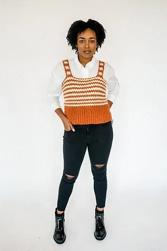 Sunset Stripes Tank Crochet Pattern