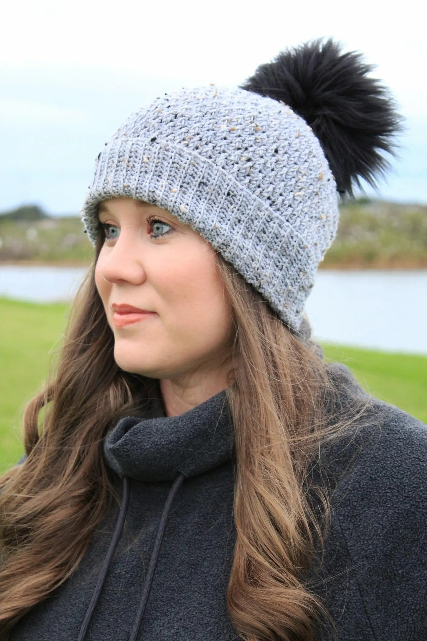 Everyday Ribbed Winter Cap Crochet Pattern