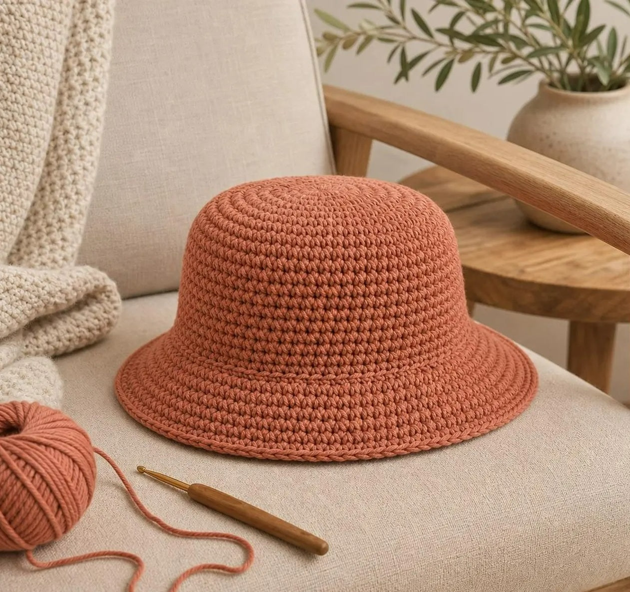 Market Day Bucket Hat Crochet Pattern