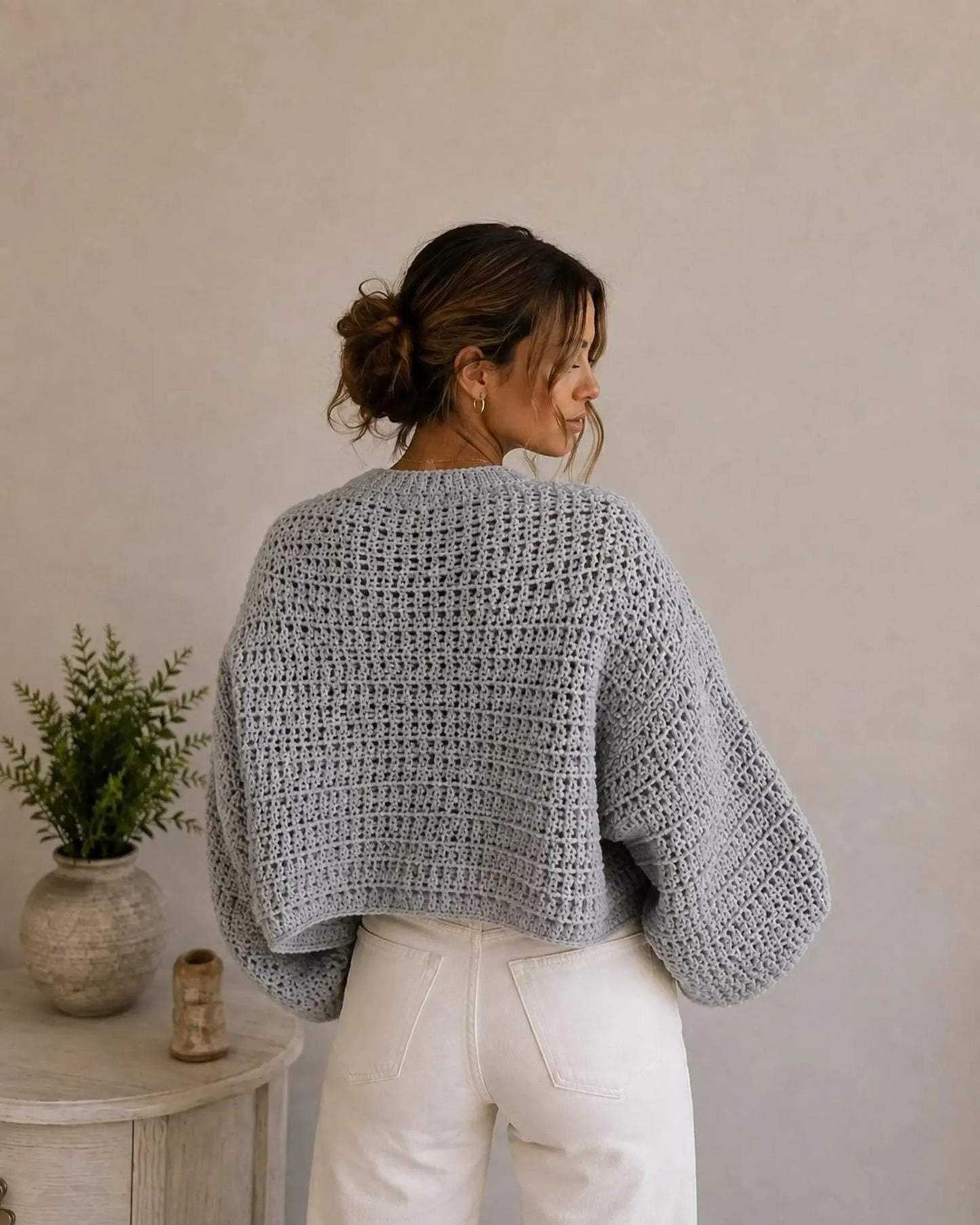 Cozy Cropped Sleeve Bolero Crochet Pattern