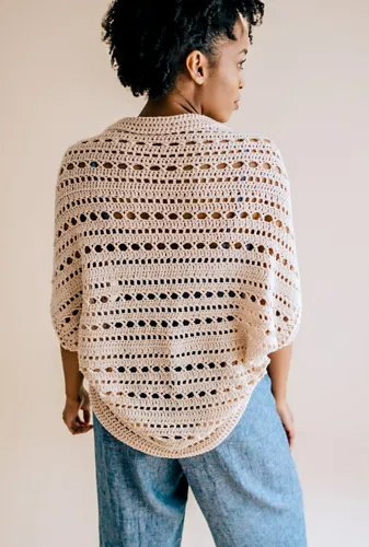 Seaside Bloom Cardigan Crochet Pattern