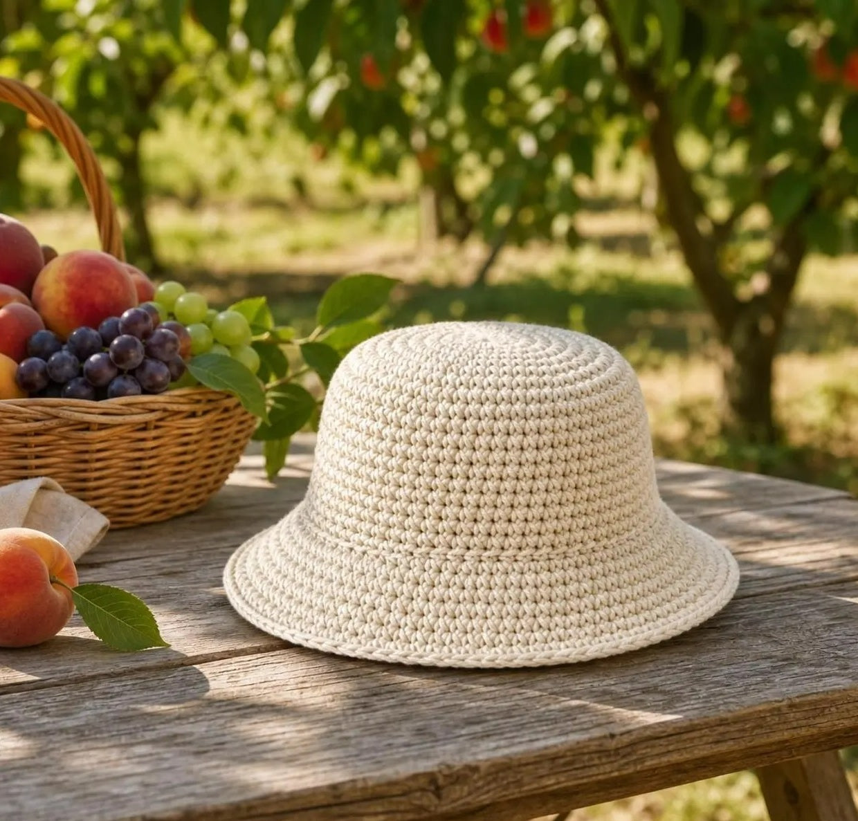 Market Day Bucket Hat Crochet Pattern
