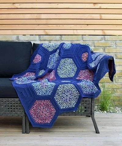 Ocean Whispers Blanket Crochet Pattern