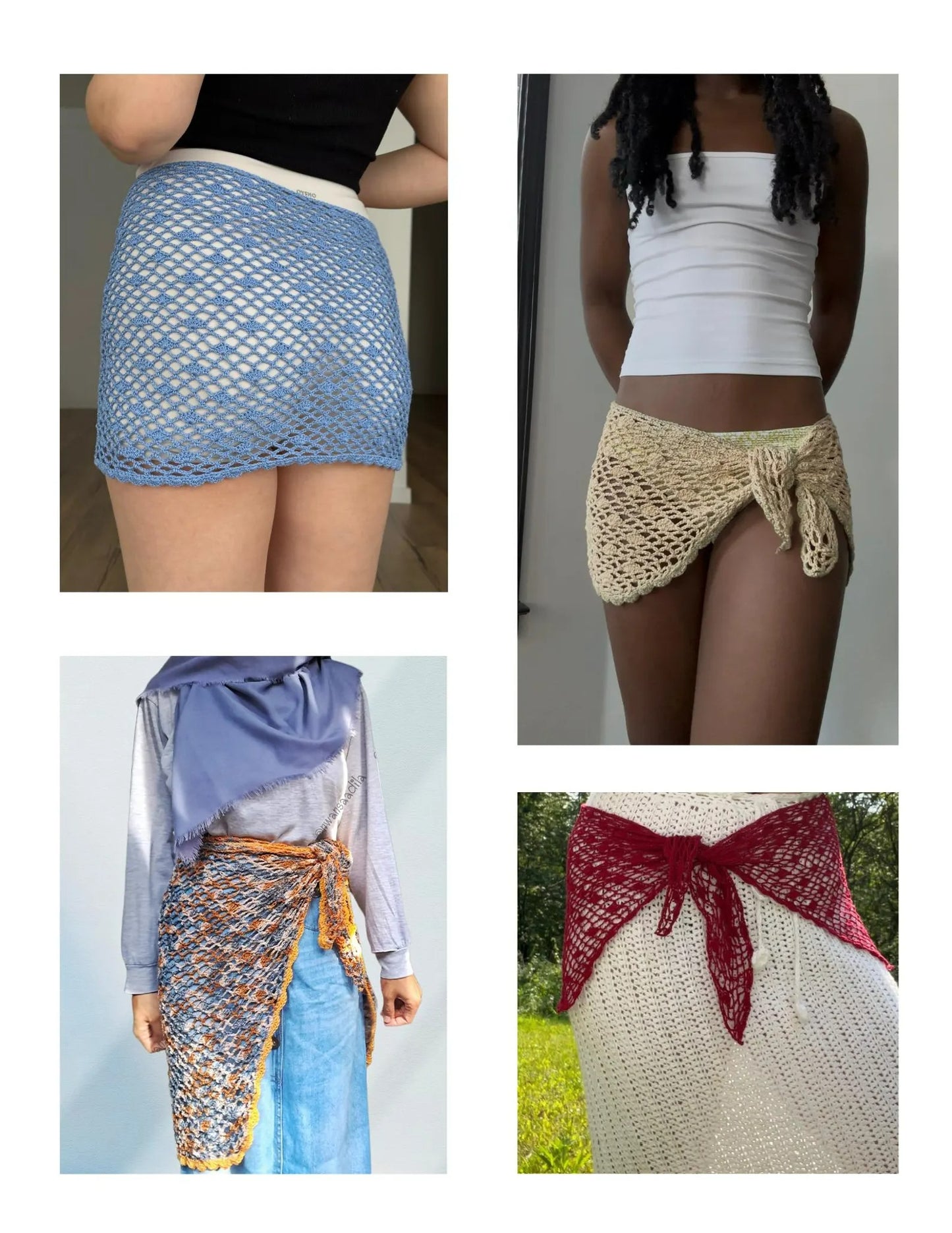 Coastal Escape Skirt Cover-up Crochet Pattern