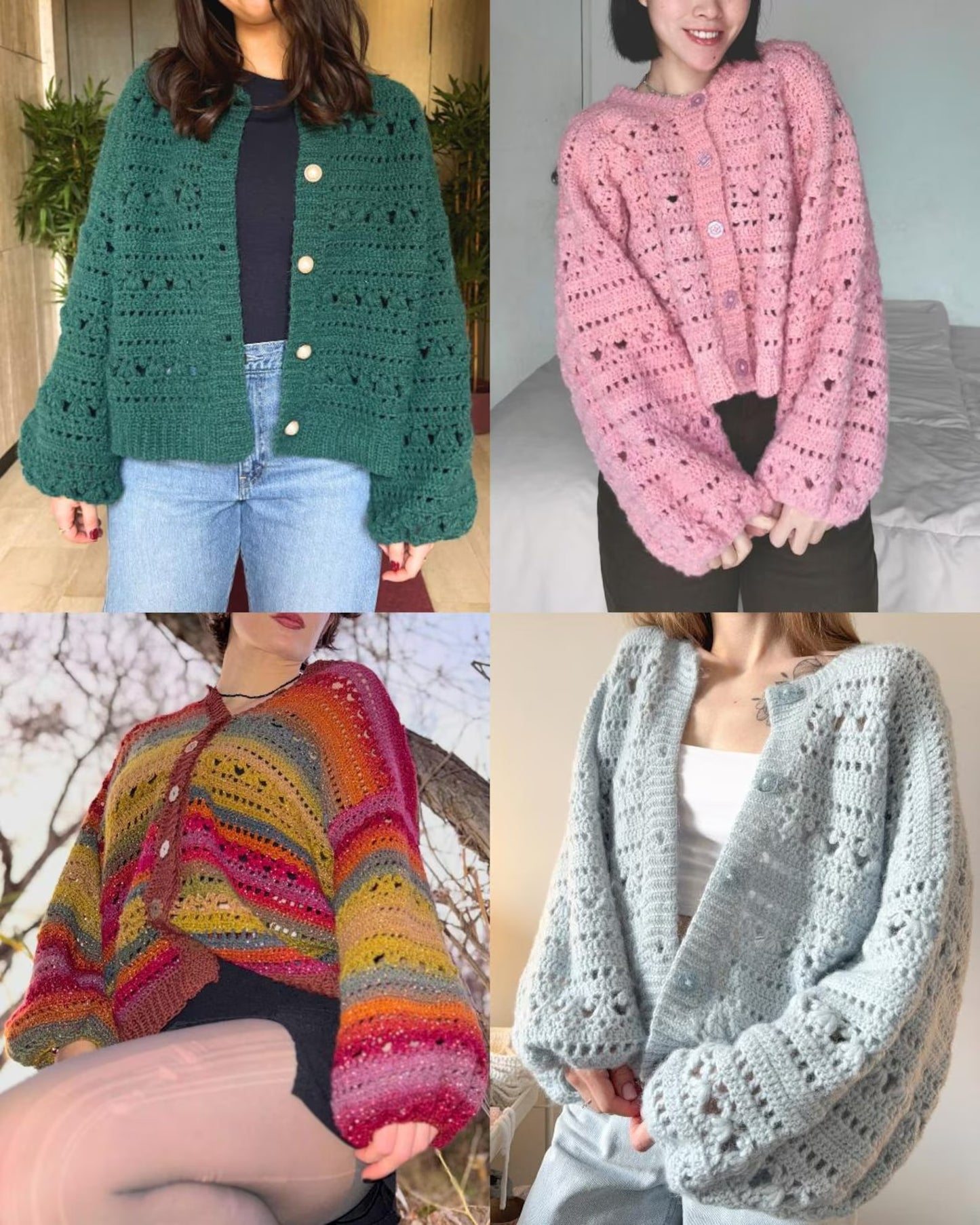 Chic Lace Cardigan Crochet Pattern