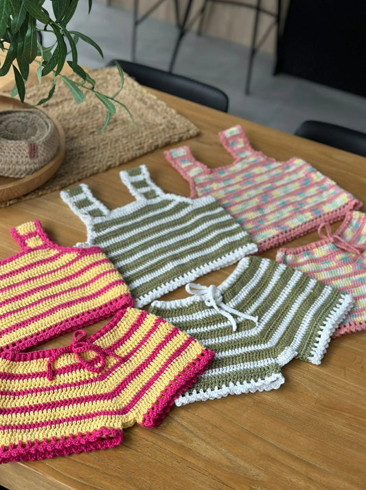 Coastal Breeze Lounge Set Crochet Pattern