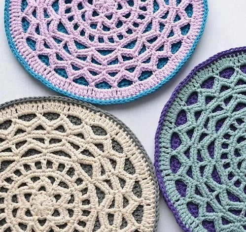 Harmony Circles Hot Pad Crochet Pattern