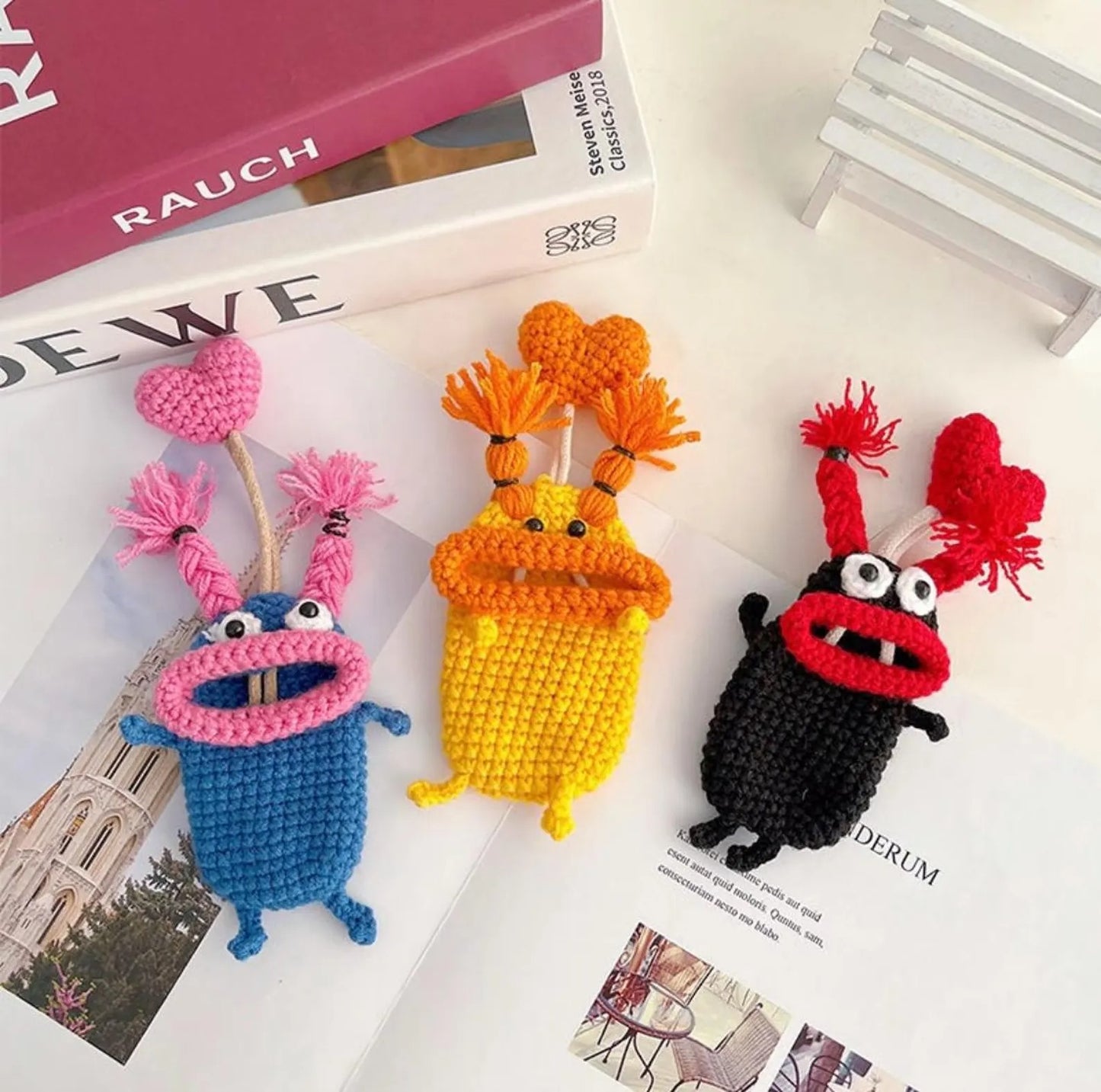Spooky Creature Key Fob Crochet Pattern