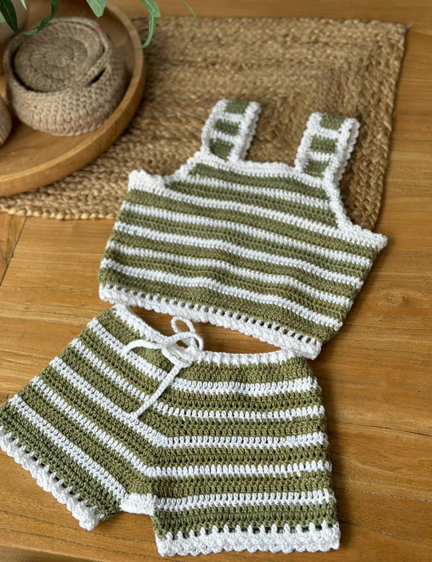 Coastal Breeze Lounge Set Crochet Pattern