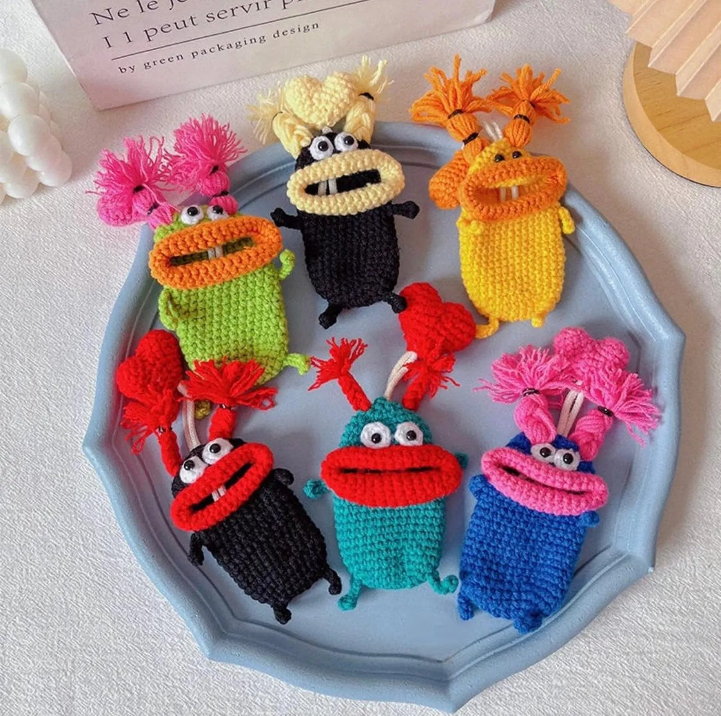 Spooky Creature Key Fob Crochet Pattern