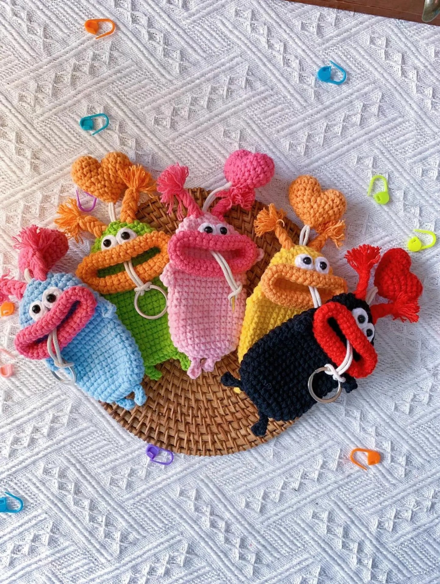Spooky Creature Key Fob Crochet Pattern