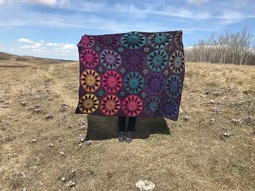 Radiant Windows Blanket Crochet Pattern