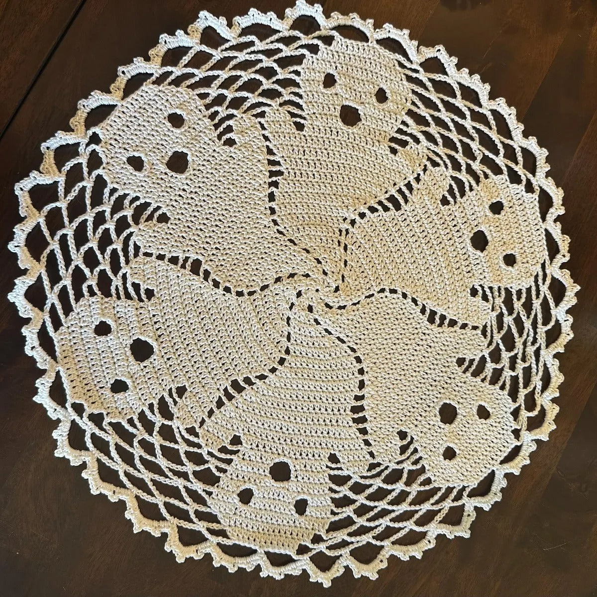 Eerie Spirit Lace Doily Crochet Pattern