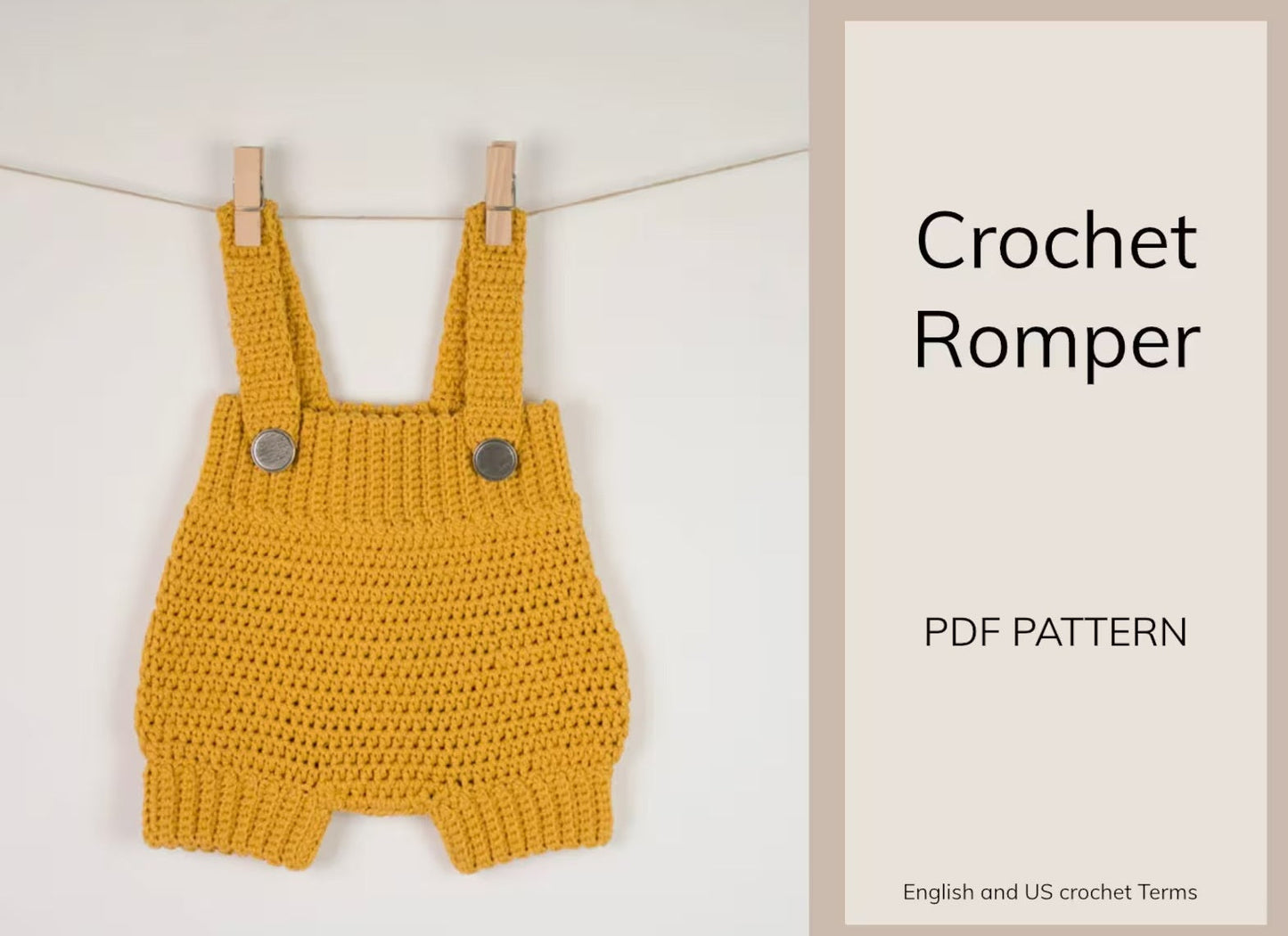 Playsuit Romper Crochet Pattern